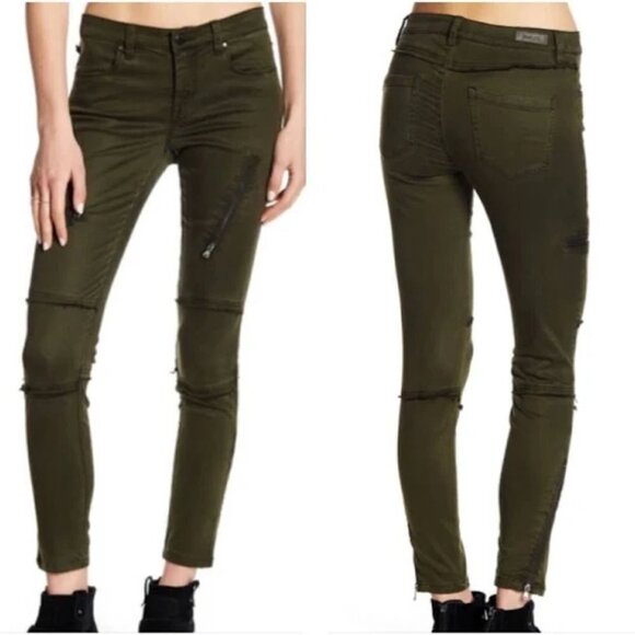 BLANK NYC SKINNY ZIPPER JEANS NWT SIZE 24 - Picture 8 of 8